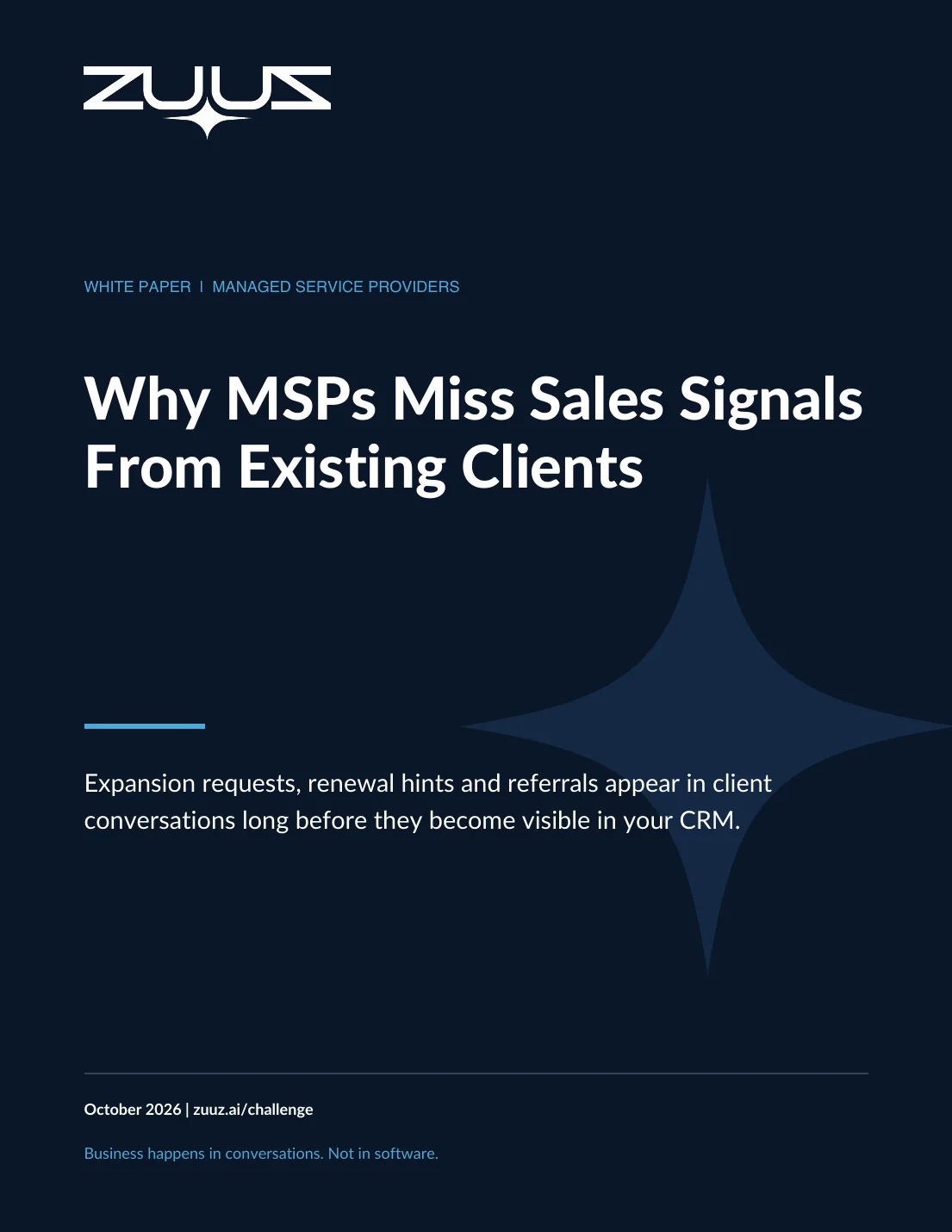 Preview of the Client Revenue Signals for MSPs PDF