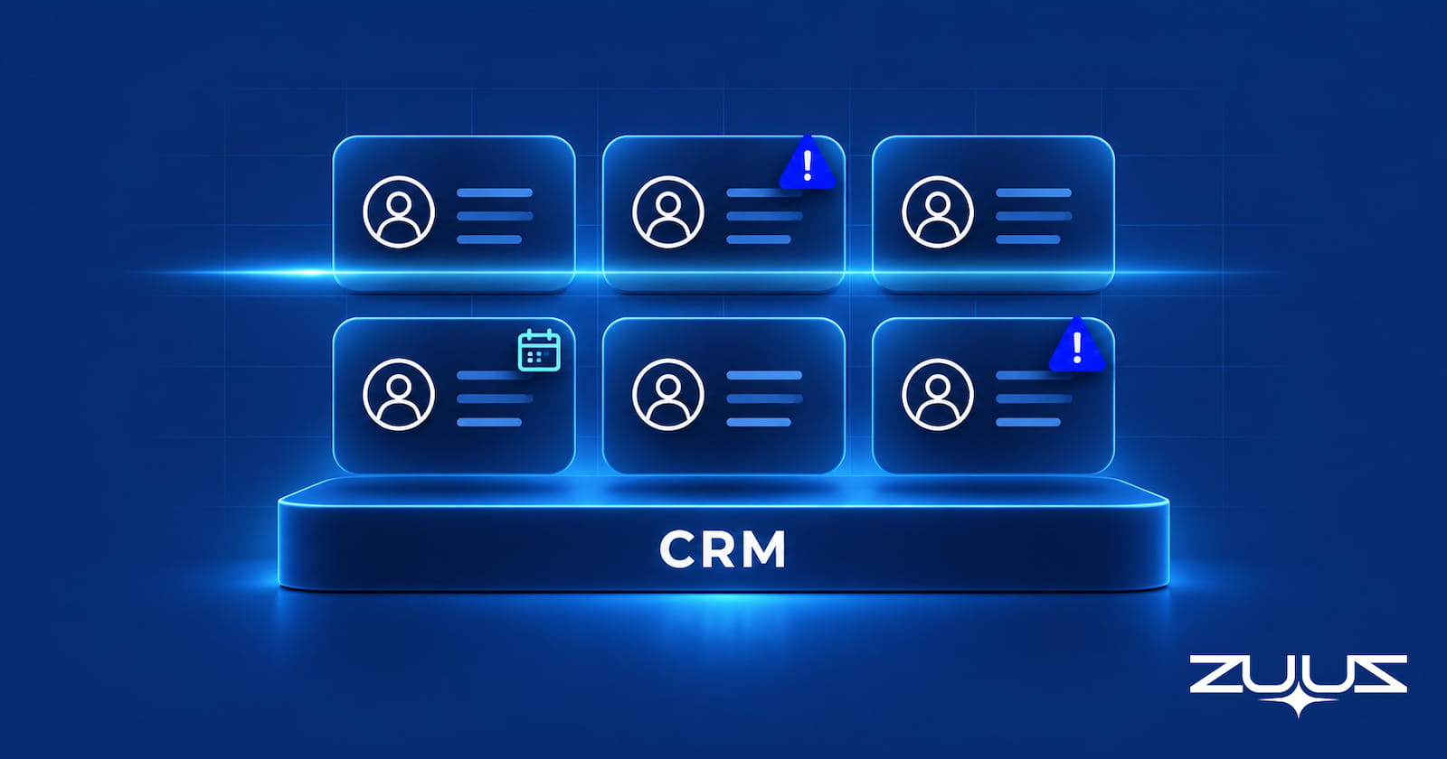 Account management software monitoring customer accounts on top of an existing CRM