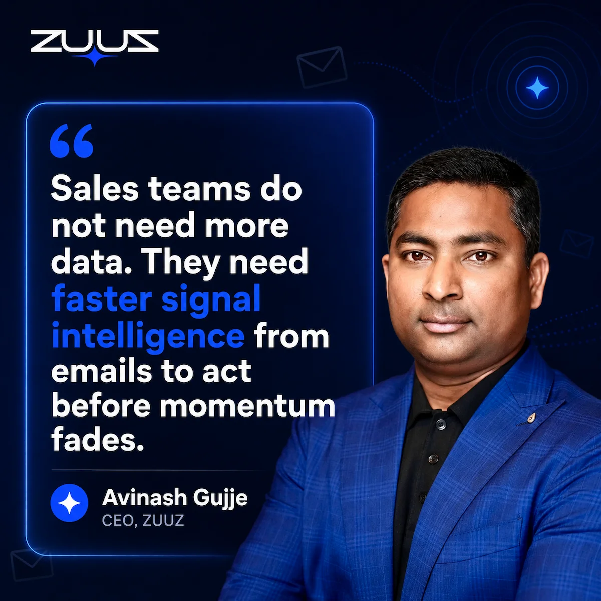 Avinash Gujje, CEO of ZUUZ, on revenue signal intelligence