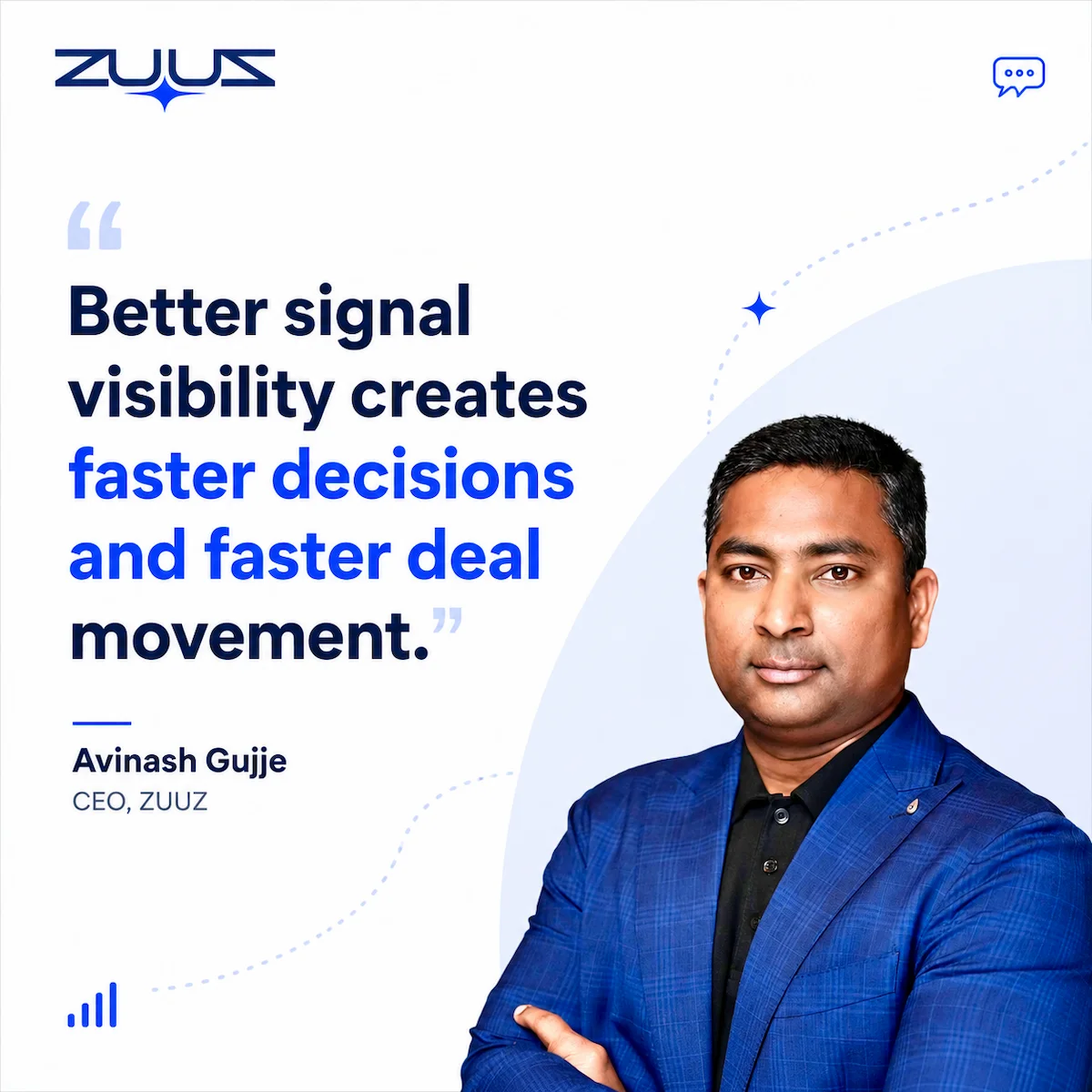 Avinash Gujje, CEO of ZUUZ, on signal visibility and faster deal decisions