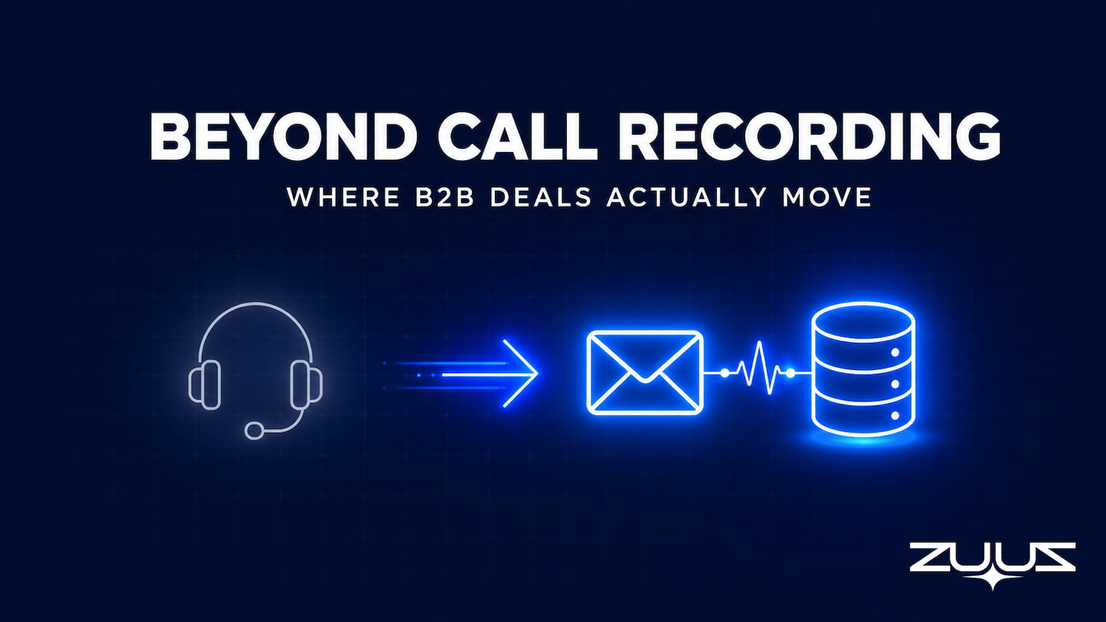 Beyond call recording: where B2B sales deals actually move, an overview visual for Gong alternatives