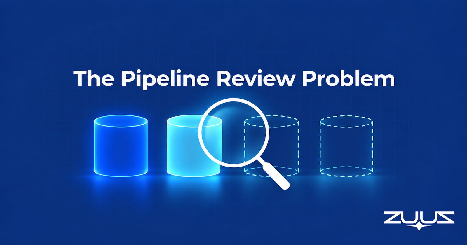 Sales pipeline review inspecting pipeline stages where some deal data is less trustworthy than it looks